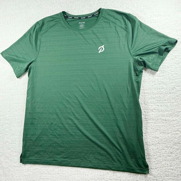 Peloton Seamless Green Short Sleeve T Shirt - Men’s US XL - Picture 1 of 7